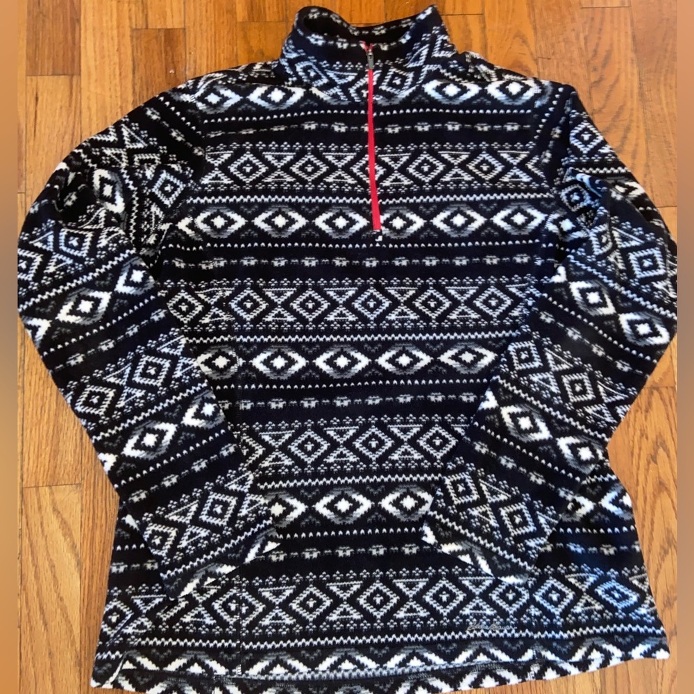 Eddie Bauer Womens Quarter Zip Fleece